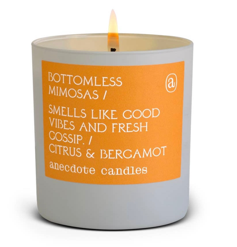 Bottomless Mimosas Candle - Smells like good vibes and fresh gossip