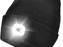 Load image into Gallery viewer, Night Scout Men&#39;s Rechargeable LED Beanie Hat

