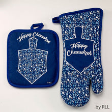 Load image into Gallery viewer, “Chanukah Mosaic” 2 Piece Hostess Set
