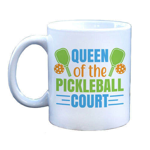 Queen of the Pickleball Court - Mug