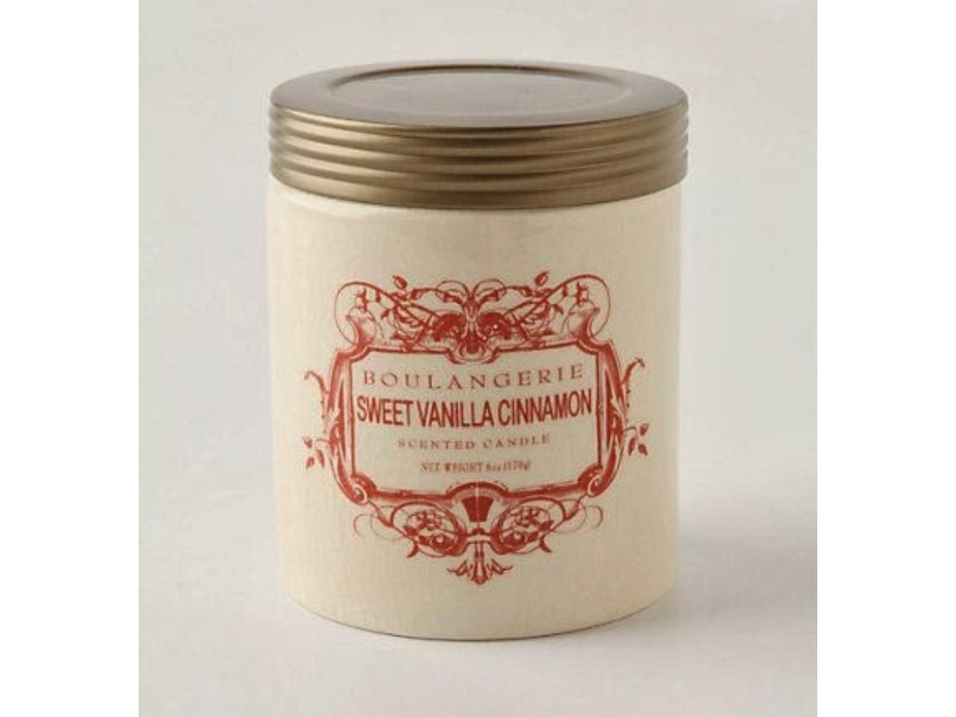 Boulangerie Jar Sweet Vanilla and Cinnamon candle