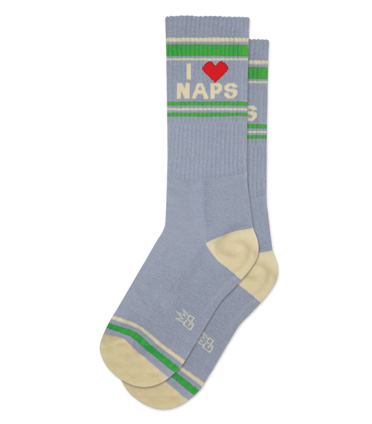 I <3 Naps Gym Socks