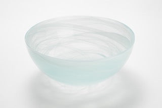 Seafoam Tinted Glass Bowl