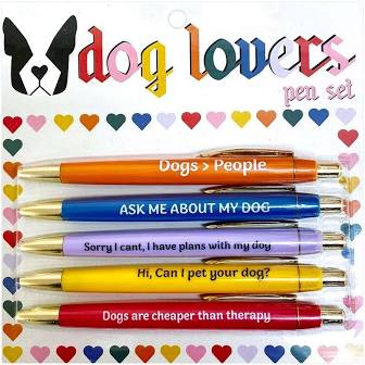 Dog Lovers pen set