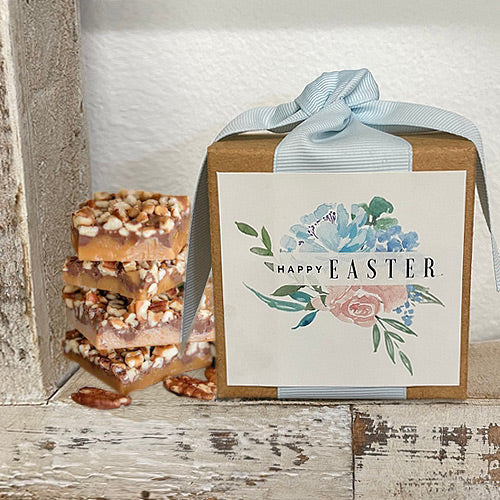 Happy Easter Boxes filled with toffee